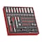 Teng Tools TED1489 - 89 Piece 1/4" Drive Socket Set in EVA Tray TED1489 - alternate 1